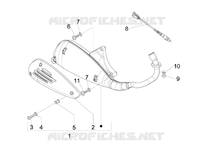 Silencer VESPA VESPA-SCOOTER 125 S 2011  S 4T 2V E3