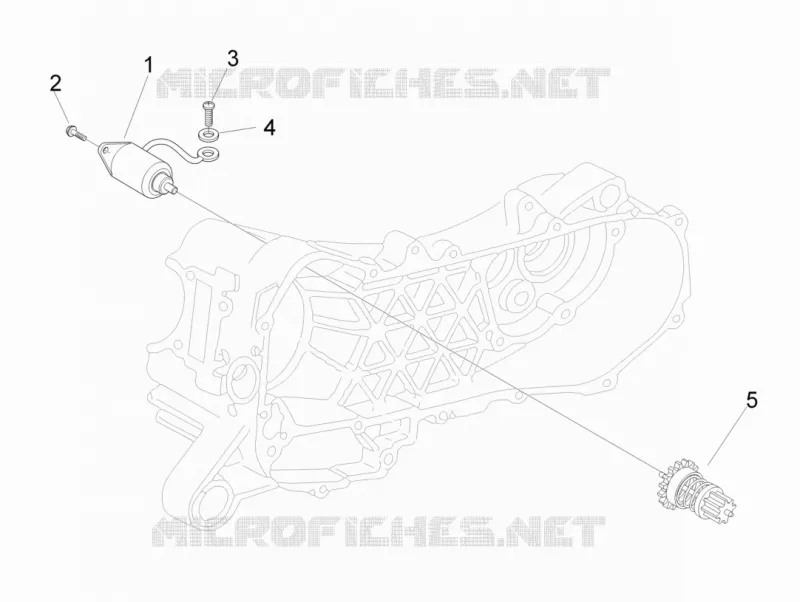 Stater - Electric starter VESPA VESPA-SCOOTER 150 S 2009  S 4T 2V ie E3 College