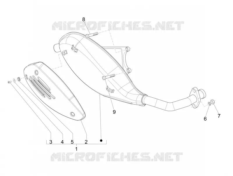 Silencer VESPA VESPA-SCOOTER 50 S 2014  S 4T 4V College