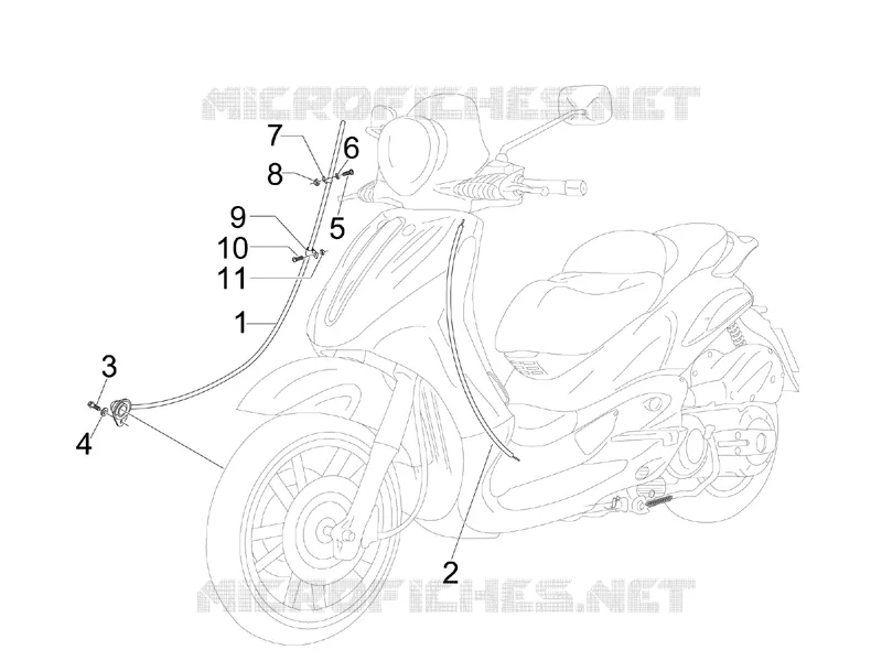 Transmissions PIAGGIO PIAGGIO-SCOOTER 250 BV 2008  BV Tourer