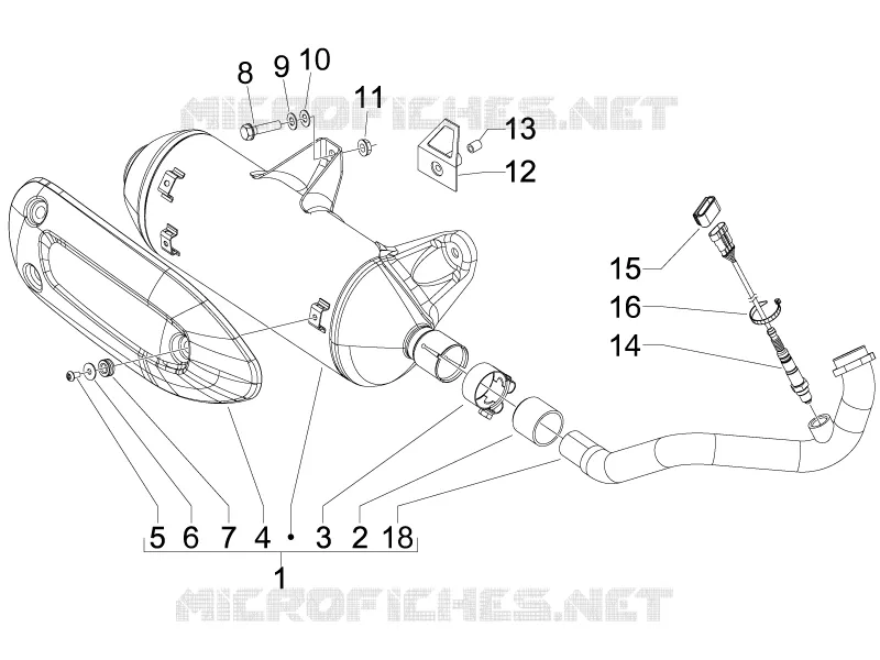 Silencer PIAGGIO PIAGGIO-SCOOTER 300 BV 2010  BV ie Tourer