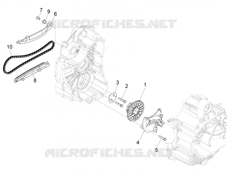 Oil pump PIAGGIO PIAGGIO-SCOOTER 500 MP3 2015  MP3 500 Sport