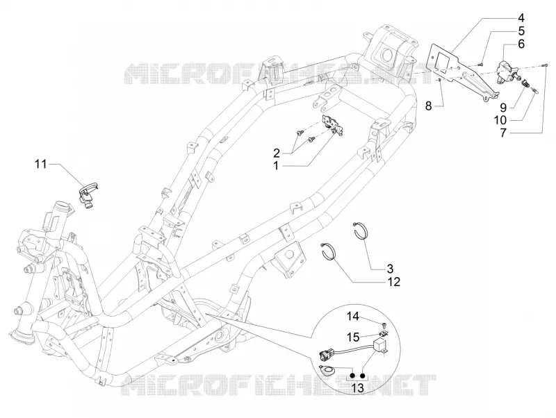 Locks PIAGGIO PIAGGIO-SCOOTER 500 MP3 2018  MP3 500 Sport E4