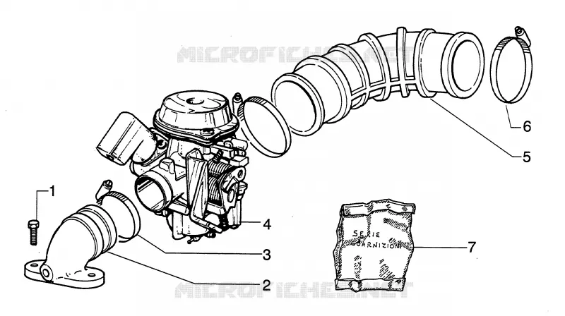 Carburettor PIAGGIO PIAGGIO-SCOOTER 125 HEXAGON 2000  HEXAGON LX4