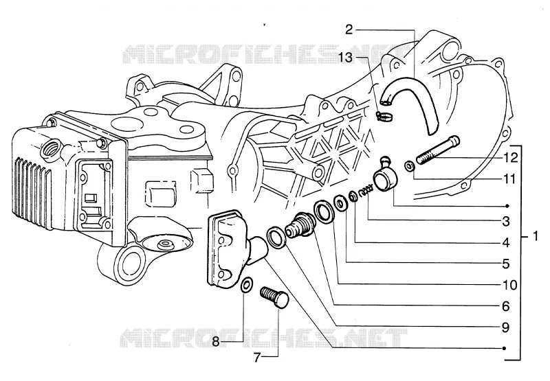 Oil breather valve PIAGGIO PIAGGIO-SCOOTER 125 HEXAGON 1998  HEXAGON LX4