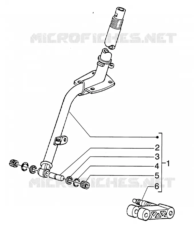Steering PIAGGIO PIAGGIO-SCOOTER 125 HEXAGON 1998  HEXAGON LX4
