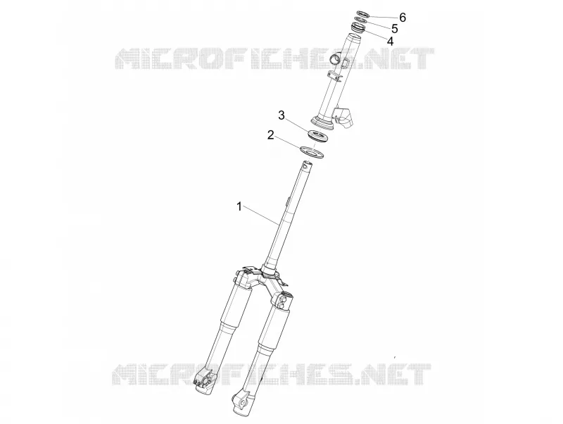 Fork/steering tube - Steering bearing unit PIAGGIO PIAGGIO-SCOOTER 150 LIBERTY 2014  Liberty 4T 3V ie LEM