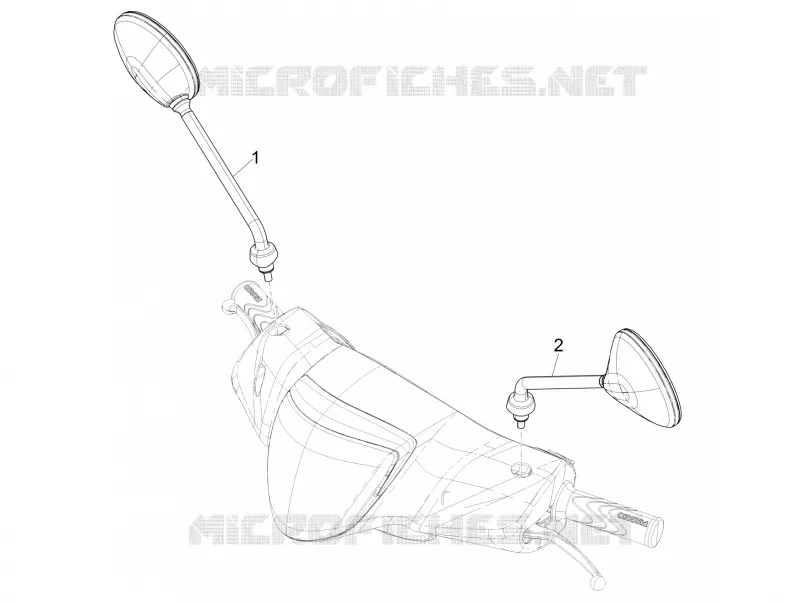 Driving mirror/s PIAGGIO PIAGGIO-SCOOTER 150 LIBERTY 2017  Liberty iGet 4T 3V ie ABS