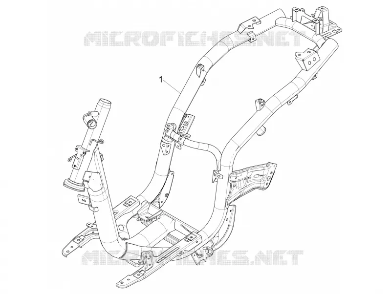 Frame/bodywork PIAGGIO PIAGGIO-SCOOTER 50 LIBERTY 2017  Liberty iGet 4T 3V 25km/h E4 no abs