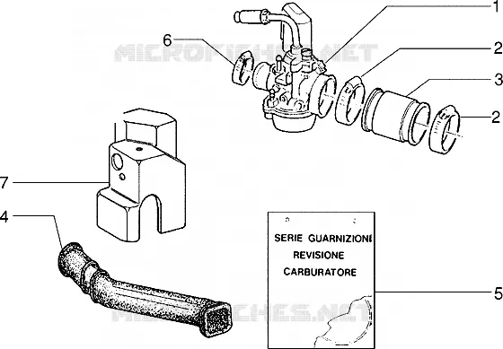 Carburettor GILERA GILERA-SCOOTER 50 EASY 1999  Easy Moving