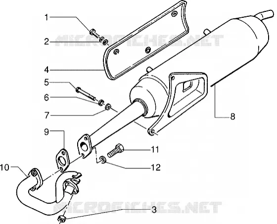 Silencer GILERA GILERA-SCOOTER 50 EASY 1998  Easy Moving