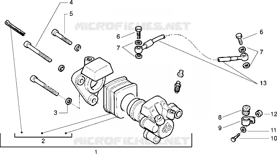 Front brake GILERA GILERA-SCOOTER 50 H@k 1999  H@k