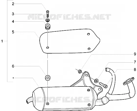 Silencer GILERA GILERA-SCOOTER 50 ICE 2003  ICE