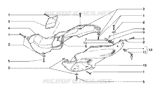 Fairings GILERA GILERA-SCOOTER 125 RUNNER 2000  Runner 125 FX 2T