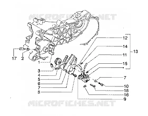 Oil pump GILERA GILERA-SCOOTER 125 RUNNER 2002  Runner 125 FX 2T