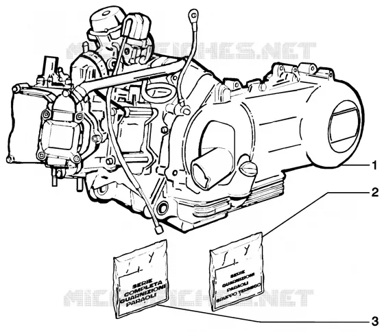 Engine GILERA GILERA-SCOOTER 125 RUNNER 2002  Runner 125 VX 4T