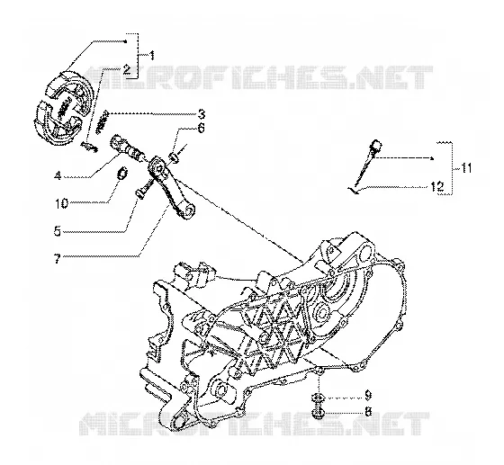 Brake caliper GILERA GILERA-SCOOTER 180 RUNNER 1998  Runner 180 FXR 2T