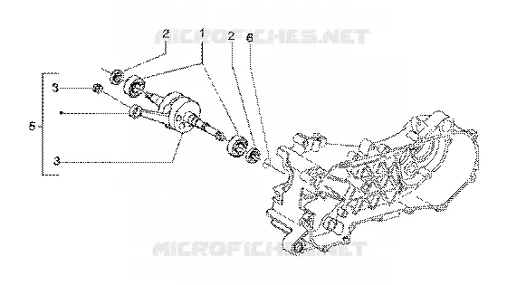 Crankshaft GILERA GILERA-SCOOTER 180 RUNNER 2001  Runner 180 FXR 2T