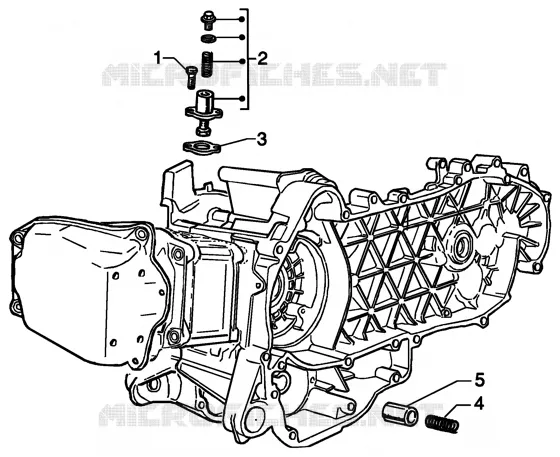 Chain tightener-by-pass valve GILERA GILERA-SCOOTER 200 RUNNER 2003  Runner 200 VXR 4T