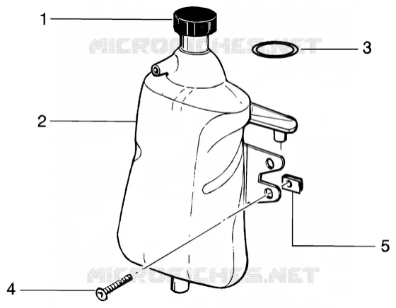 Expansion tank GILERA GILERA-SCOOTER 50 RUNNER 2004  Runner 50 Purejet