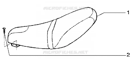 Saddle GILERA GILERA-SCOOTER 50 RUNNER 2004  Runner 50 SP