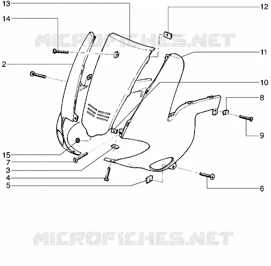 Fairings GILERA GILERA-SCOOTER 125 RUNNER 2003  Runner VX