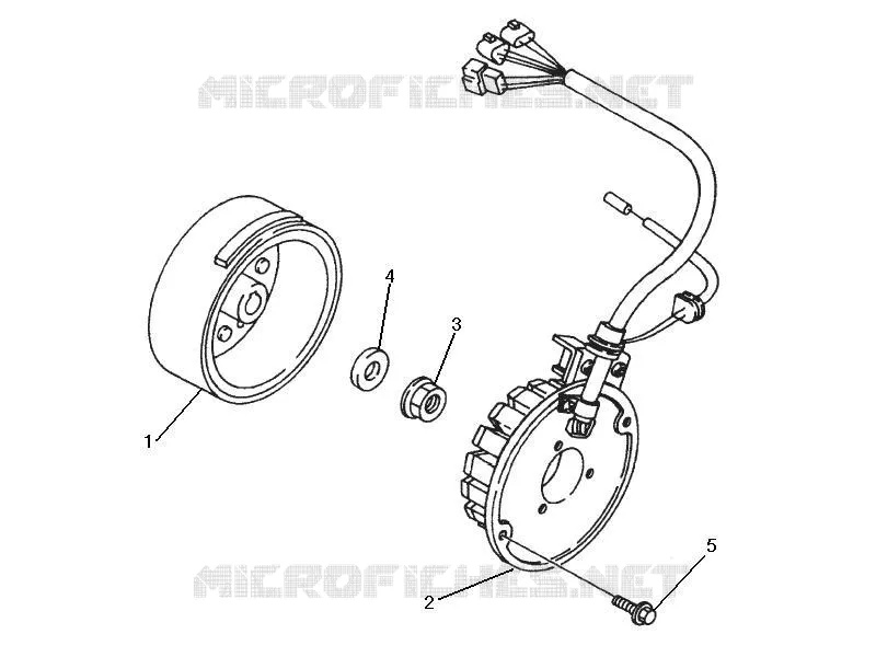 Flywheel magneto GILERA GILERA-MOTORCYCLES 125 SC 2006  SC 125
