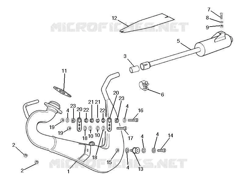 Silencer GILERA GILERA-MOTORCYCLES 125 SC 2006  SC 125