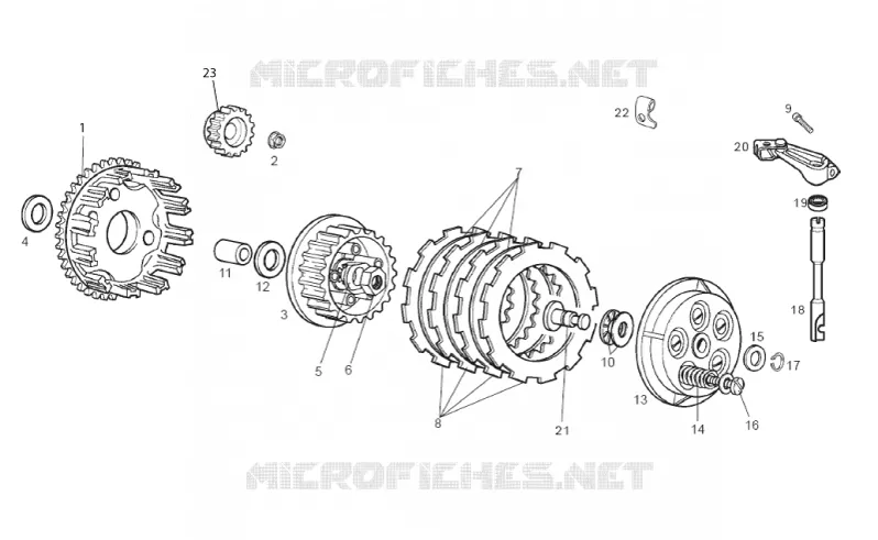 Clutch GILERA GILERA-MOTORCYCLES 50 SMT 2011  SMT 50