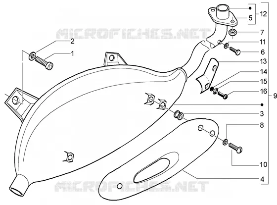 Silencer VESPA VESPA-SCOOTER 200 GRANTURISMO 2004  Granturismo L