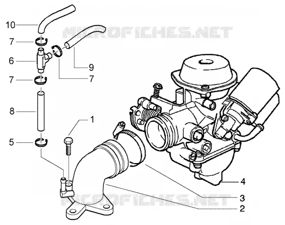 Carburettor VESPA VESPA-SCOOTER 200 GRANTURISMO 2005  Granturismo L