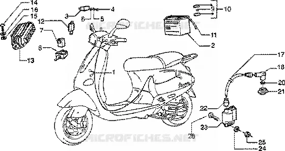 Driven pulley VESPA VESPA-SCOOTER 50 ET2 Other year  ET2 50