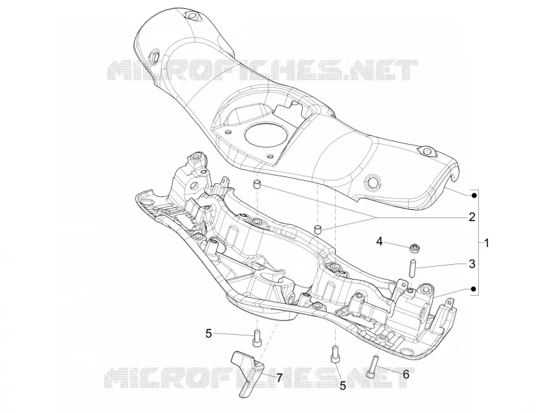 Handlebars coverages VESPA VESPA-SCOOTER 150 946 2015  946 150 4T 3V ABS