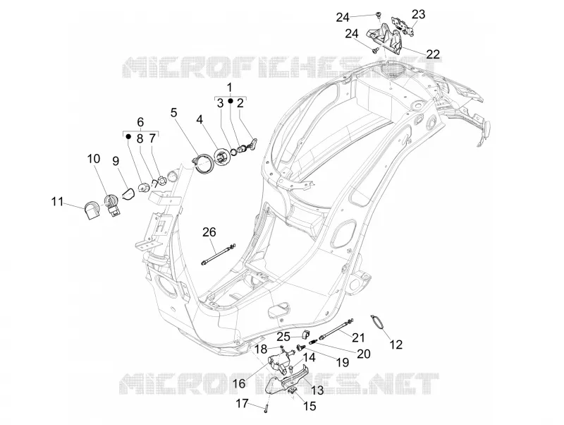 Locks VESPA VESPA-SCOOTER 125 SPRINT 2017  Sprint 125 4T 3V IGET E4 ABS