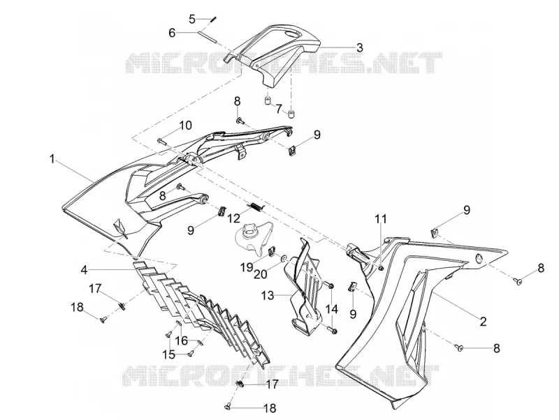 AIR DUCT GILERA GILERA-MOTORCYCLES 50 SMT 2019  SMT 50 Euro 4 Drifting