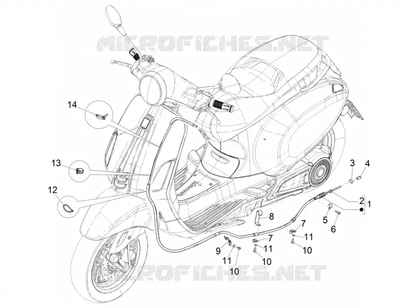 Transmissions VESPA VESPA-SCOOTER Electric VESPA 2018  Elettrica