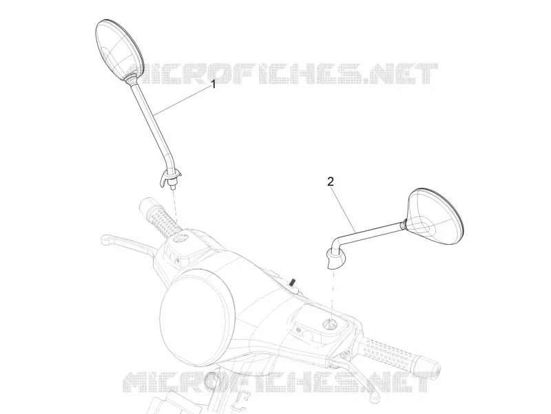 MIRRORS VESPA VESPA-SCOOTER 125 GTS 2019  GTS 125 4T Euro 4 ABS