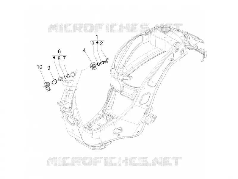 LOCKS VESPA VESPA-SCOOTER 50 SPRINT 2019  Sprint 50 4T 3V Euro 4