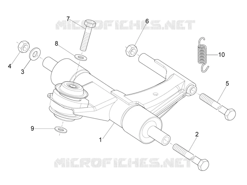 Swinging arm VESPA VESPA-SCOOTER 125 SXL 2017  SXL 125 4T 3V