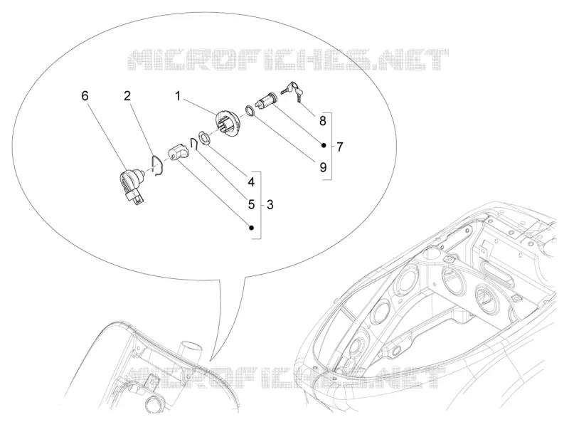 LOCKS VESPA VESPA-SCOOTER 150 SXL 2019  SXL 150 4T 3V CARB