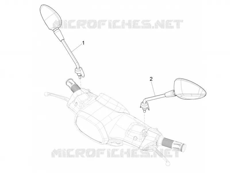 MIRRORS VESPA VESPA-SCOOTER 150 SXL 2019  SXL 150 4T 3V CARB
