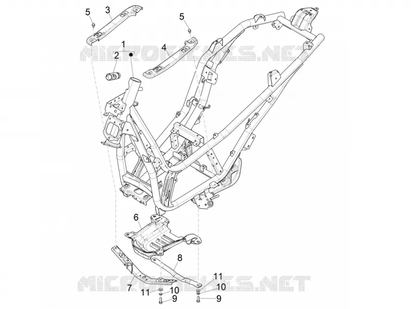 Frame/bodywork PIAGGIO PIAGGIO-SCOOTER 400 BEVERLY 2022  Beverly 400 4T/4V Euro 5 ABS