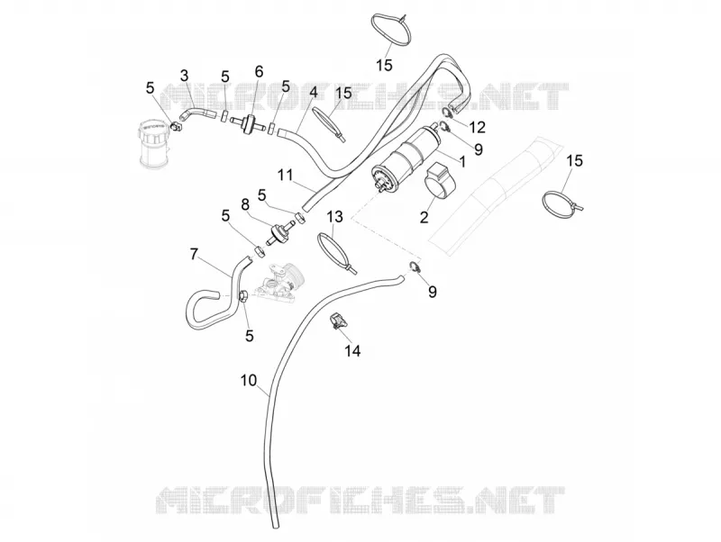 Anti-percolation system PIAGGIO PIAGGIO-SCOOTER 125 LIBERTY 2016  Liberty iGet 4T 3V ie ABS
