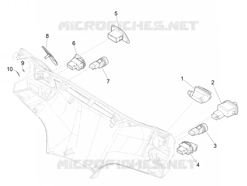 SWITCHES PIAGGIO PIAGGIO-SCOOTER 125 LIBERTY 2016  Liberty iGet 4T 3V ie ABS