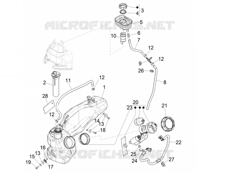 Tank PIAGGIO PIAGGIO-SCOOTER 125 LIBERTY 2022  Liberty 125 4T iGet 3V ie ABS Euro 5