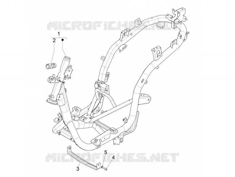Frame/bodywork PIAGGIO PIAGGIO-SCOOTER 125 MEDLEY 2022  Medley 125 Euro 5 ABS