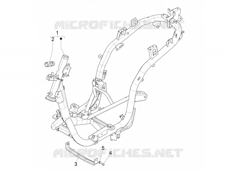 Frame/bodywork PIAGGIO PIAGGIO-SCOOTER 125 MEDLEY 2024  Medley 125 Euro 5 ABS
