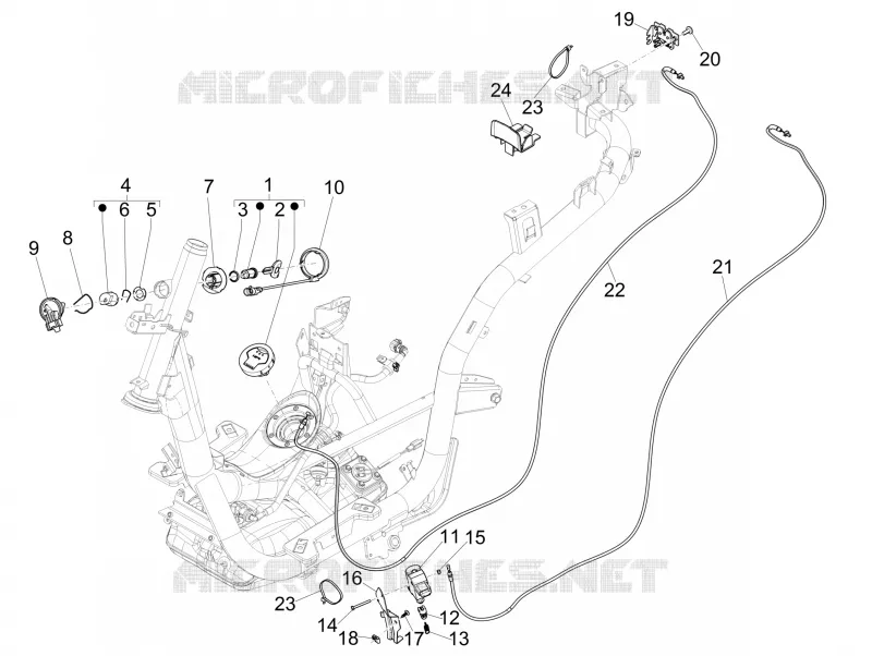 LOCKS PIAGGIO PIAGGIO-SCOOTER 150 MEDLEY 2017  Medley 4T ie ABS
