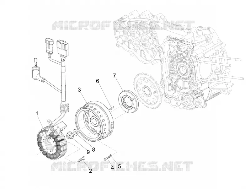 Cdi magneto assy PIAGGIO PIAGGIO-SCOOTER 500 MP3 2018  MP3 500 Business ABS E4