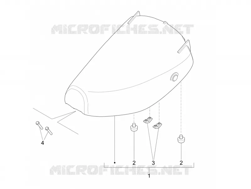Saddle/seats PIAGGIO PIAGGIO-SCOOTER 125 MYMOOVER 2021  Mymoover 125 Poste Italiane Euro 5